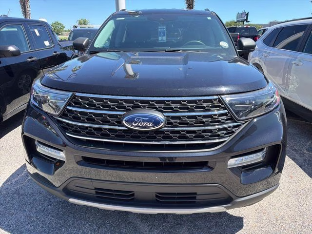 2022 Agate Black Metallic Ford Explorer XLT RWD SUV