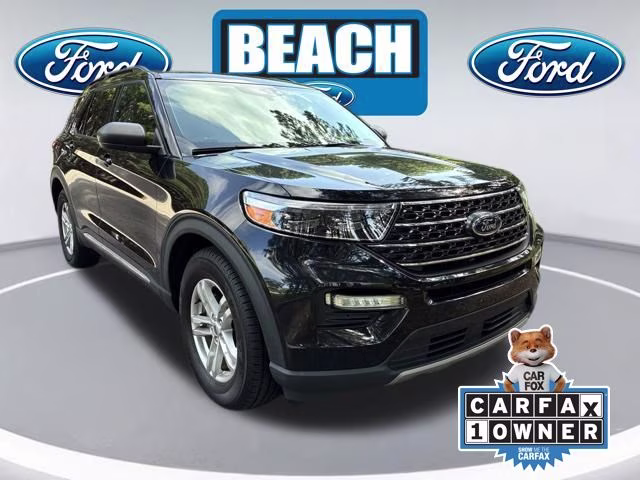 2022 Black Metallic Ford Explorer XLT RWD SUV