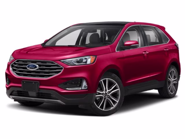 2020 Red Metallic Ford Edge SEL FWD SUV
