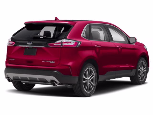 2020 Red Metallic Ford Edge SEL FWD SUV