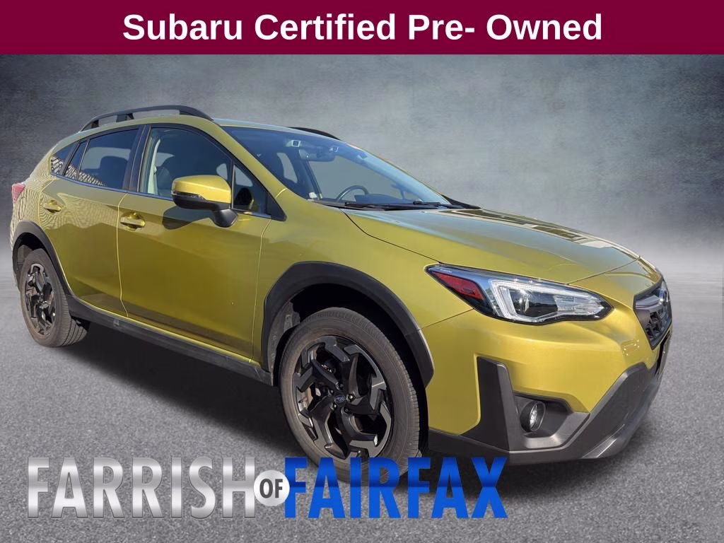 2023 Plasma Yellow Pearl Subaru Crosstrek Limited AWD SUV