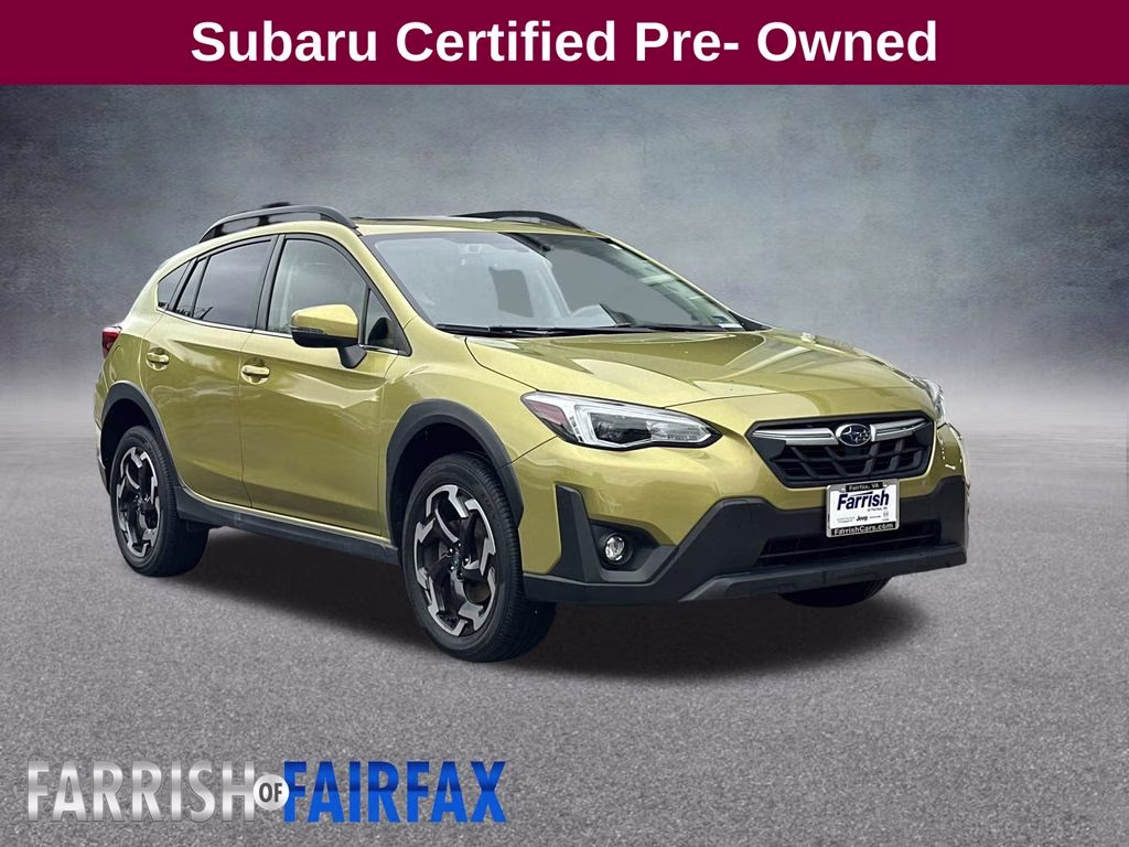 2023 Plasma Yellow Pearl Subaru Crosstrek Limited AWD SUV
