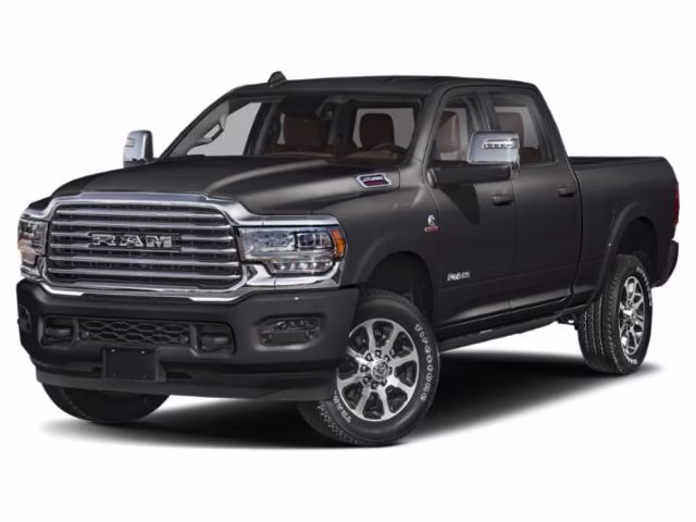 2024 Diamond Black Crystal Pearlcoat Ram 2500 Longhorn 4X4 Truck