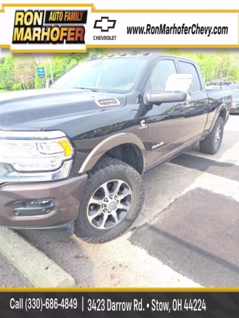 2024 Diamond Black Crystal Pearlcoat Ram 2500 Longhorn 4X4 Truck