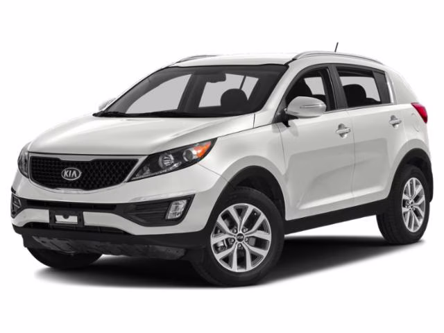 2015 Clear White Kia Sportage LX AWD SUV