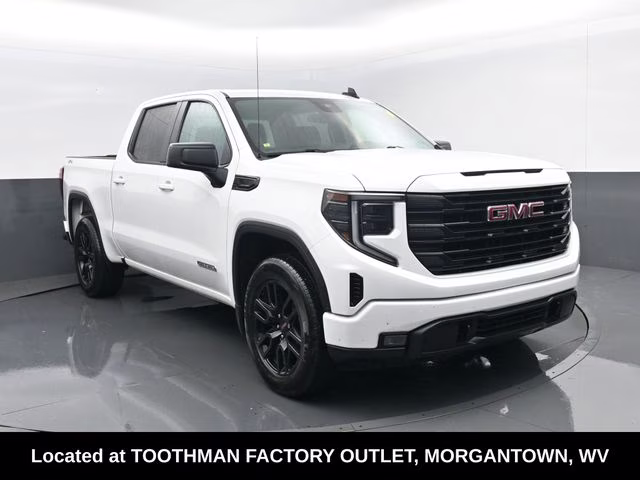 2023 Summit White GMC Sierra 1500 Elevation 4X4 Truck