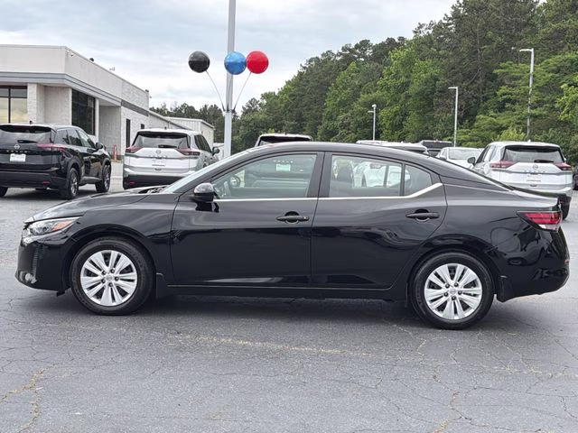 2024 Super Black Nissan Sentra S FWD Sedan