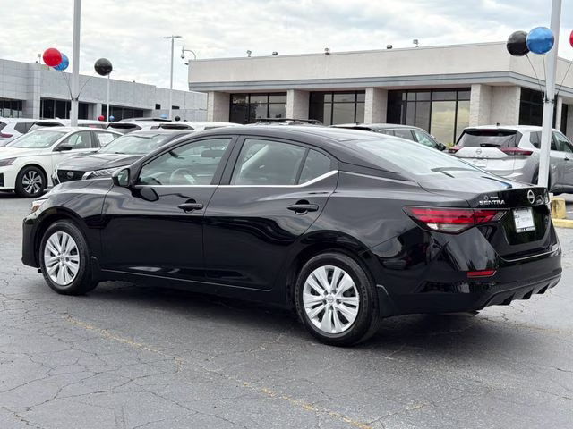 2024 Super Black Nissan Sentra S FWD Sedan