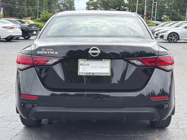 2024 Super Black Nissan Sentra S FWD Sedan