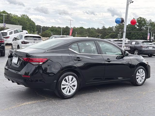 2024 Super Black Nissan Sentra S FWD Sedan