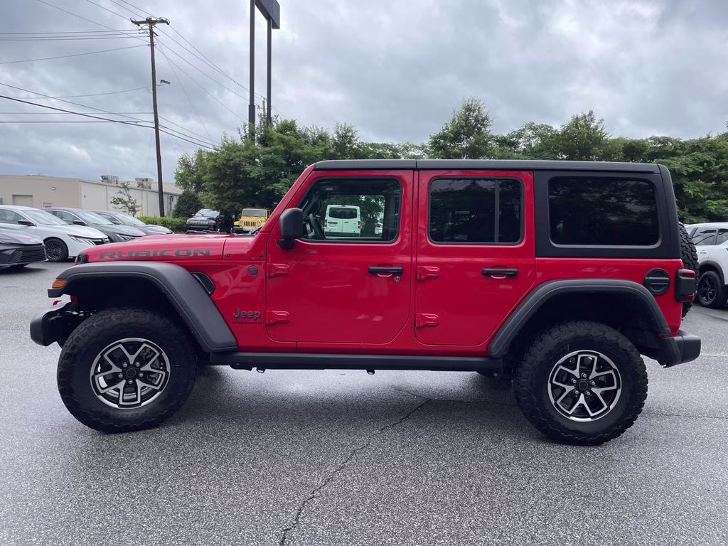 2025 Firecracker Red Clearcoat Jeep Wrangler Rubicon 4X4 SUV