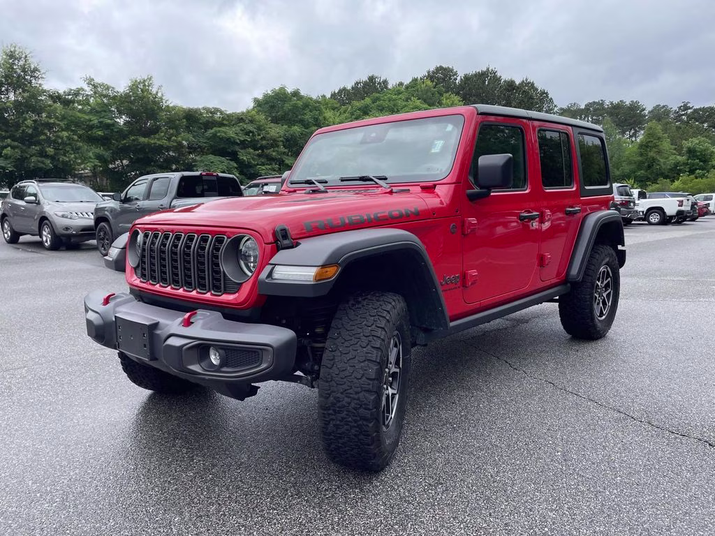 2025 Firecracker Red Clearcoat Jeep Wrangler Rubicon 4X4 SUV