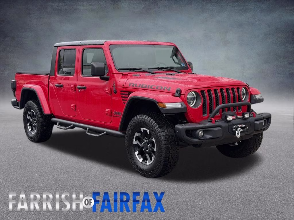 2021 Firecracker Red Clearcoat Jeep Gladiator Rubicon 4X4 Truck