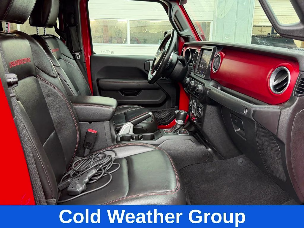 2021 Firecracker Red Clearcoat Jeep Gladiator Rubicon 4X4 Truck