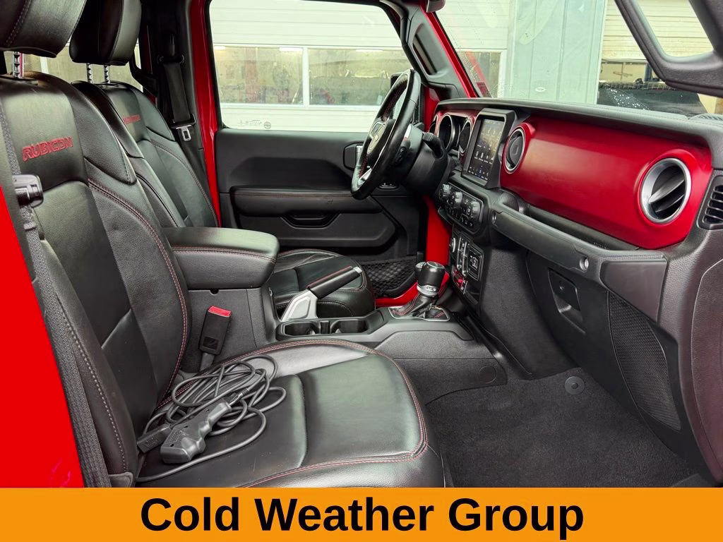 2021 Firecracker Red Clearcoat Jeep Gladiator Rubicon 4X4 Truck