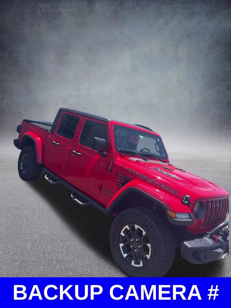 2021 Firecracker Red Clearcoat Jeep Gladiator Rubicon 4X4 Truck