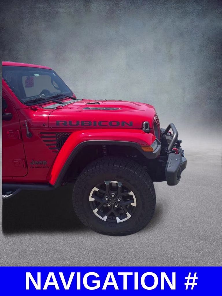 2021 Firecracker Red Clearcoat Jeep Gladiator Rubicon 4X4 Truck