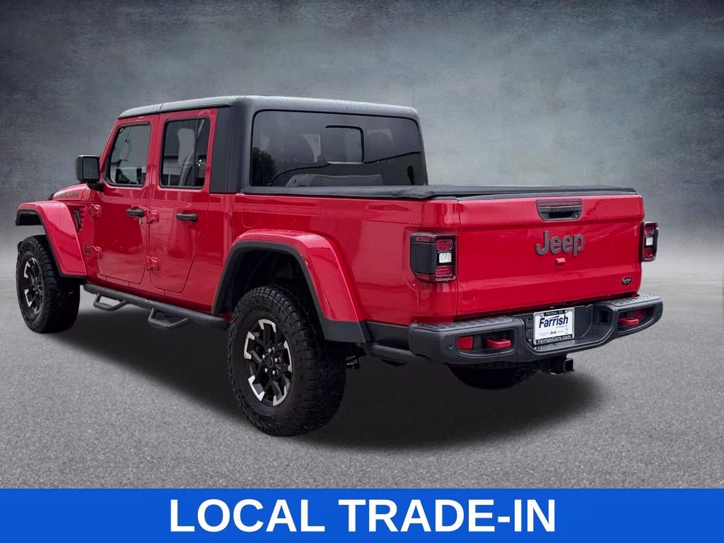 2021 Firecracker Red Clearcoat Jeep Gladiator Rubicon 4X4 Truck