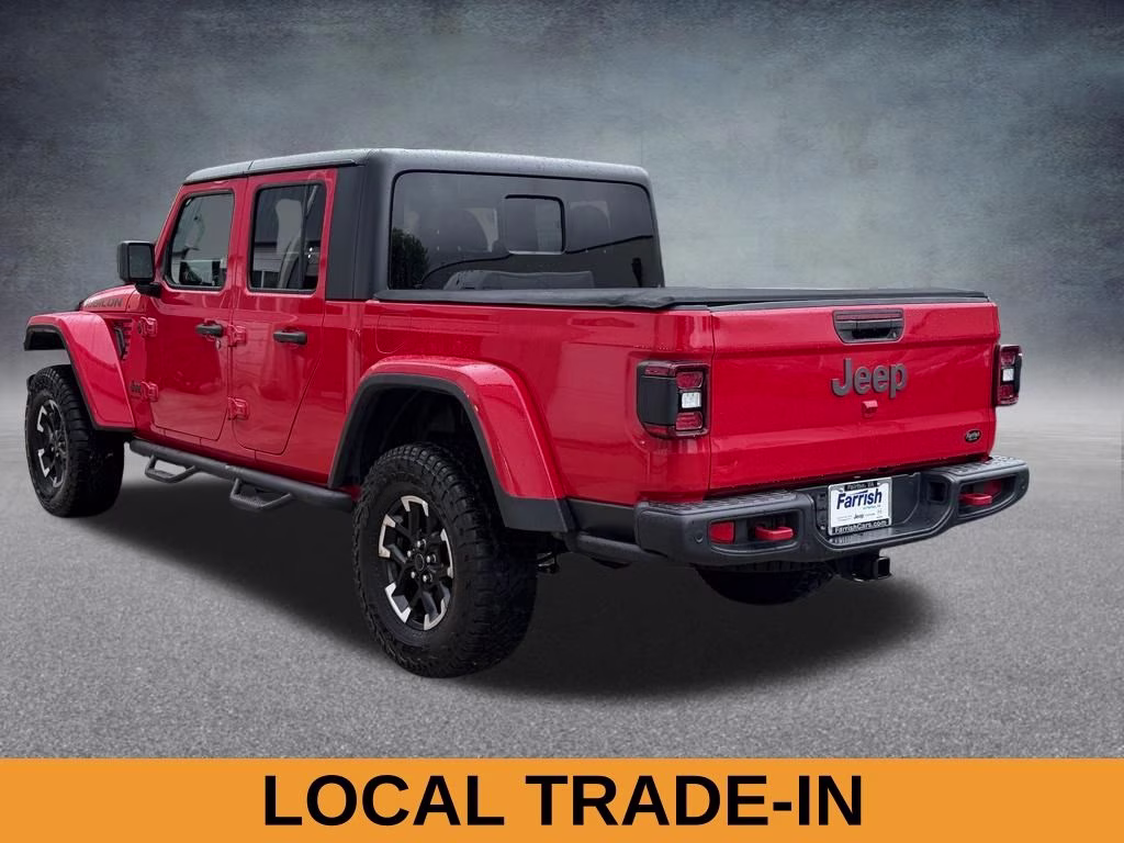 2021 Firecracker Red Clearcoat Jeep Gladiator Rubicon 4X4 Truck