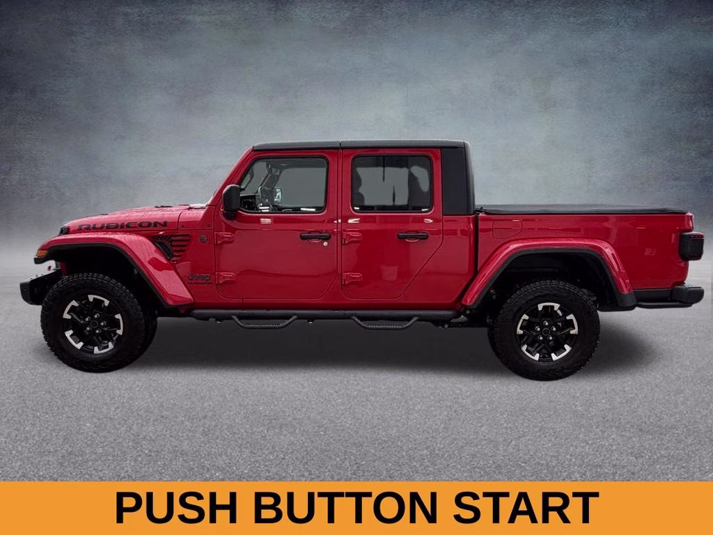 2021 Firecracker Red Clearcoat Jeep Gladiator Rubicon 4X4 Truck