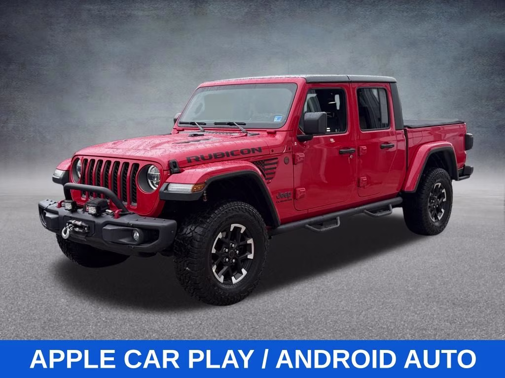 2021 Firecracker Red Clearcoat Jeep Gladiator Rubicon 4X4 Truck