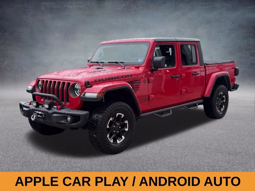2021 Firecracker Red Clearcoat Jeep Gladiator Rubicon 4X4 Truck