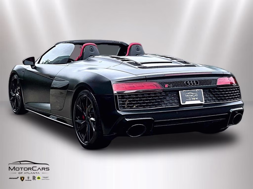2023 Mythos Black Metallic/Black Roof Audi R8 V10 performance Spyder RWD Convertible