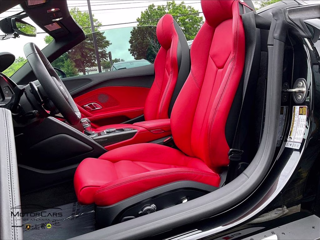 2023 Mythos Black Metallic/Black Roof Audi R8 V10 performance Spyder RWD Convertible