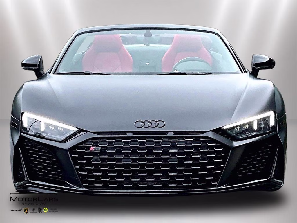 2023 Mythos Black Metallic/Black Roof Audi R8 V10 performance Spyder RWD Convertible