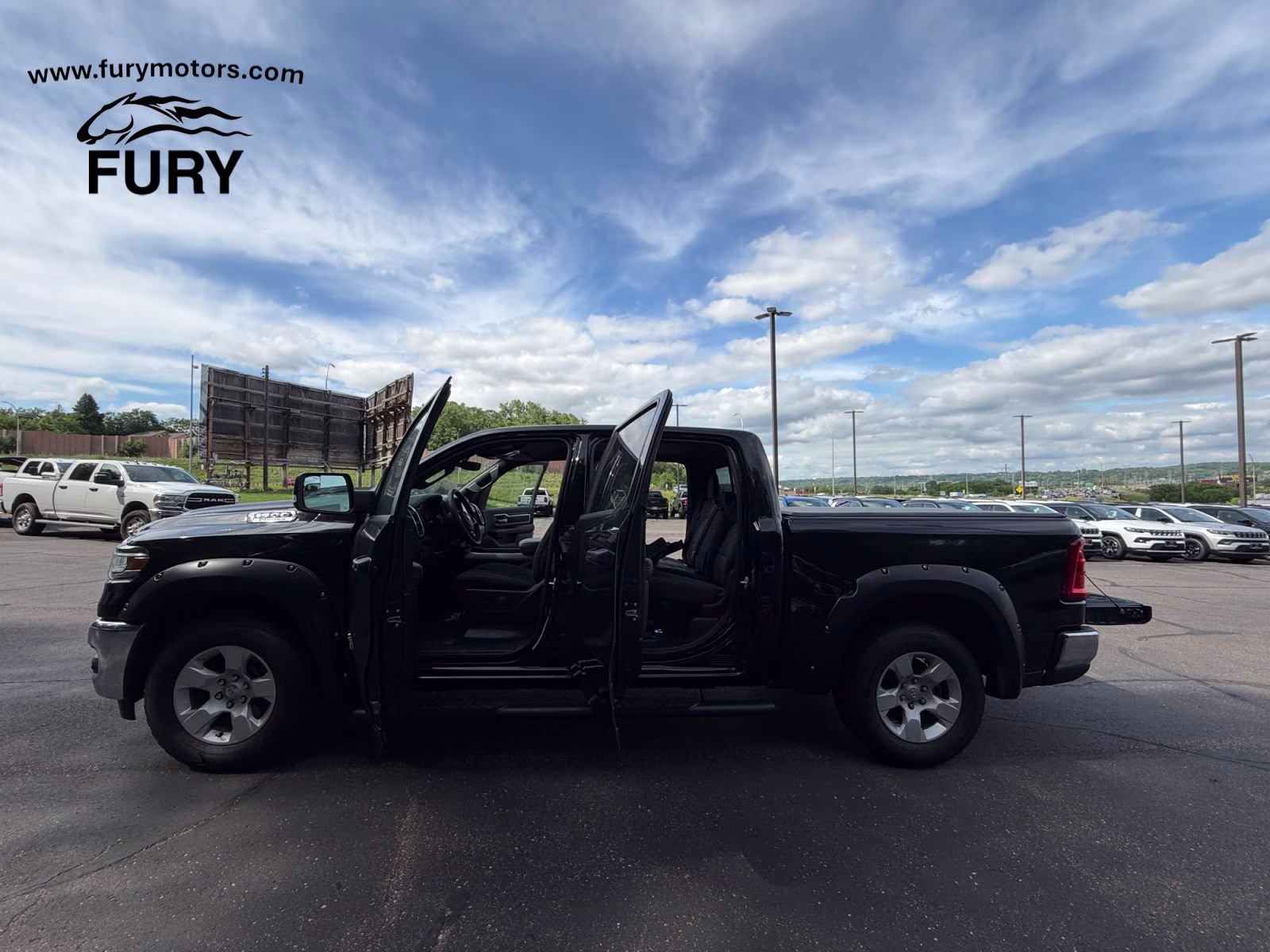 2025 Diamond Black Crystal Pearlcoat Ram 1500 Big Horn/Lone Star 4X4 Truck