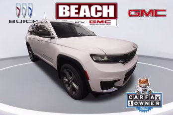 2021 Bright White Clearcoat Jeep Grand Cherokee L Limited RWD SUV
