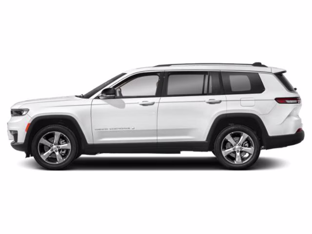 2021 Bright White Clearcoat Jeep Grand Cherokee L Limited RWD SUV