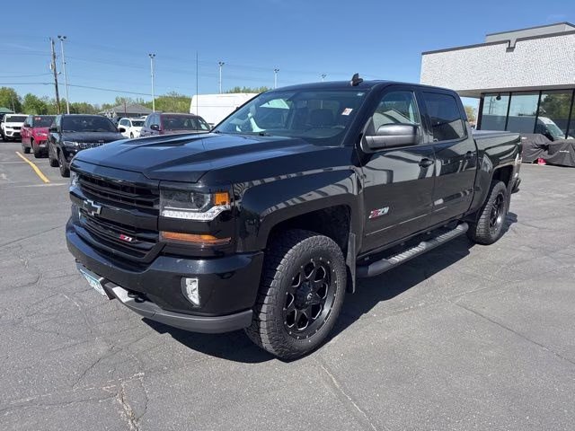 2017 Black Chevrolet Silverado 1500 LT 4X4 Truck