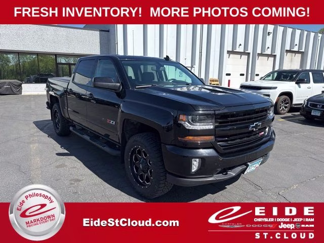 2017 Black Chevrolet Silverado 1500 LT 4X4 Truck