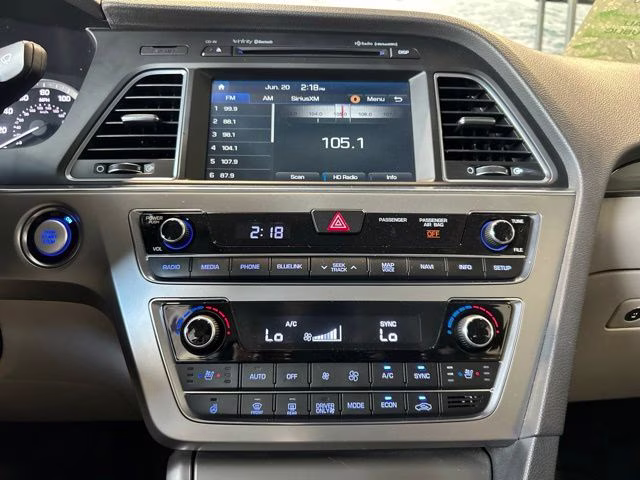 2016 Graphite Blue Pearl Hyundai Sonata Hybrid Limited FWD Sedan