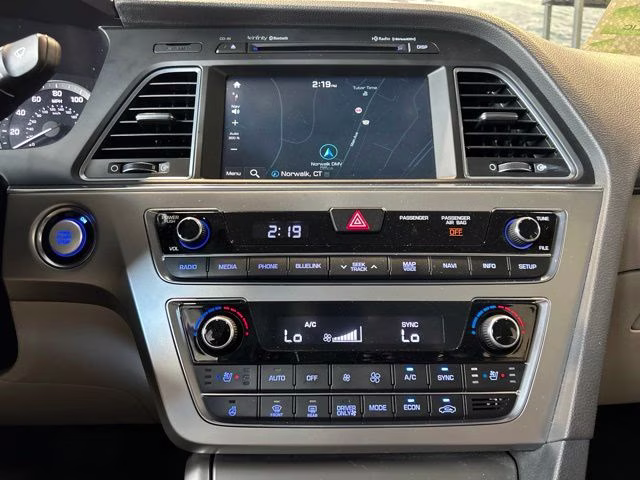 2016 Graphite Blue Pearl Hyundai Sonata Hybrid Limited FWD Sedan