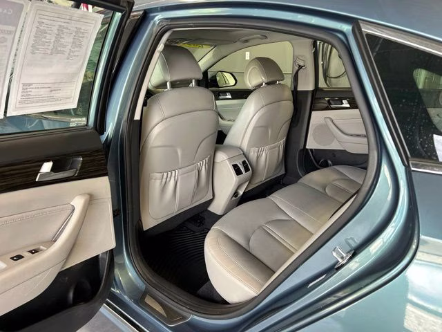 2016 Graphite Blue Pearl Hyundai Sonata Hybrid Limited FWD Sedan