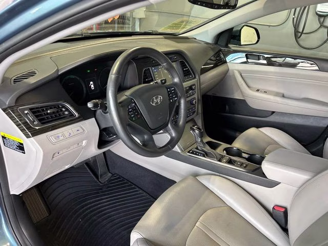 2016 Graphite Blue Pearl Hyundai Sonata Hybrid Limited FWD Sedan