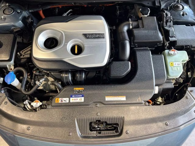 2016 Graphite Blue Pearl Hyundai Sonata Hybrid Limited FWD Sedan