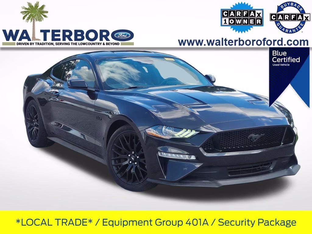 2022 Dark Matter Gray Metallic Ford Mustang GT Premium RWD Coupe