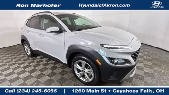 2022 Cyber Silver Hyundai Kona SEL AWD SUV