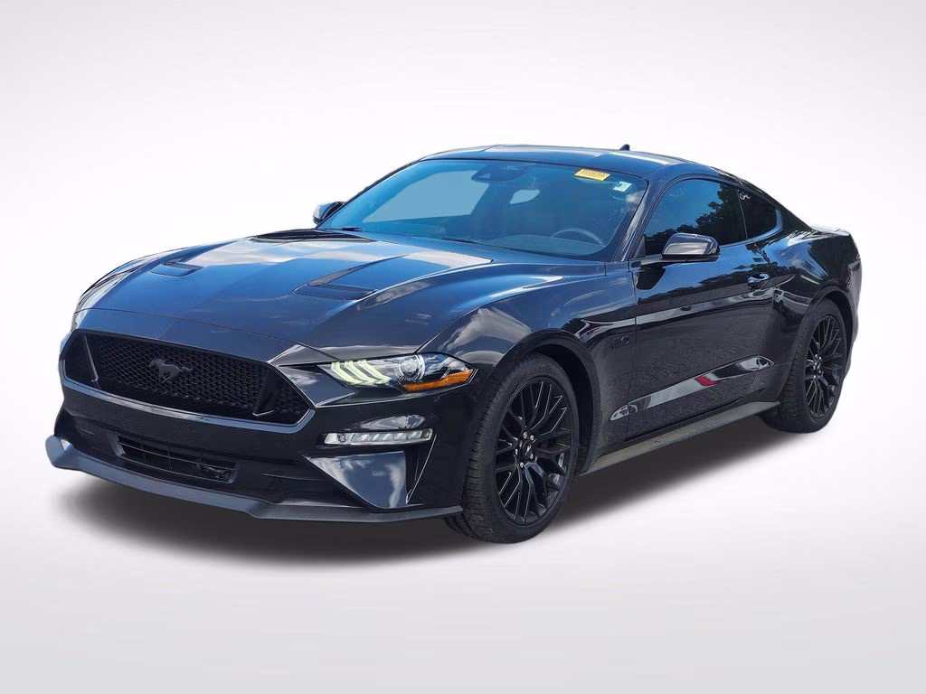 2022 Dark Matter Gray Metallic Ford Mustang GT Premium RWD Coupe
