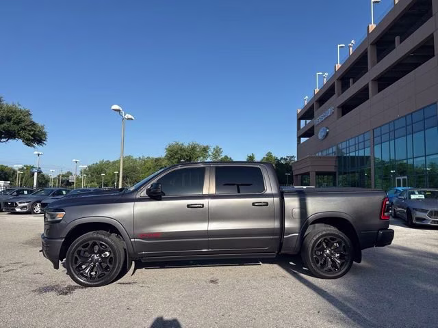 2023 Granite Crystal Metallic Clearcoat Ram 1500 Limited Crew Cab Pickup 4X4 Truck