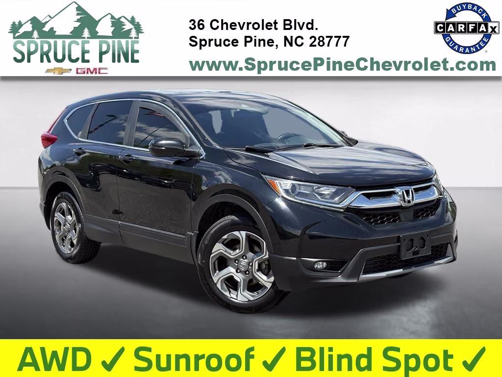 2019 Crystal Black Pearl Honda CR-V EX AWD SUV