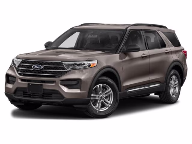 2021 Stone Gray Metallic Ford Explorer XLT RWD SUV