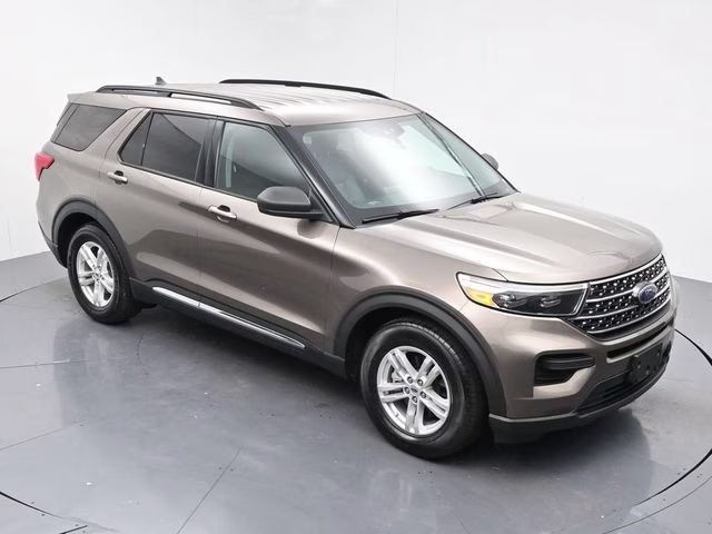 2021 Stone Gray Metallic Ford Explorer XLT RWD SUV