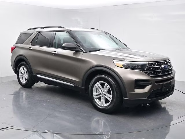 2021 Stone Gray Metallic Ford Explorer XLT RWD SUV