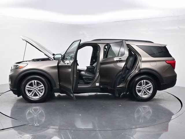 2021 Stone Gray Metallic Ford Explorer XLT RWD SUV