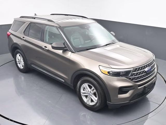 2021 Stone Gray Metallic Ford Explorer XLT RWD SUV