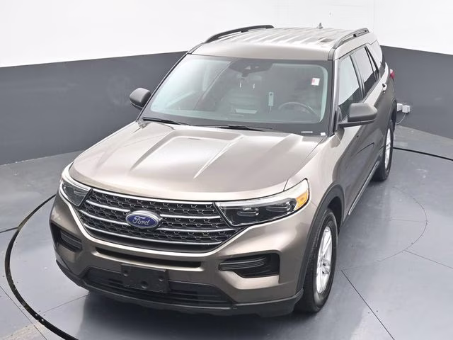 2021 Stone Gray Metallic Ford Explorer XLT RWD SUV